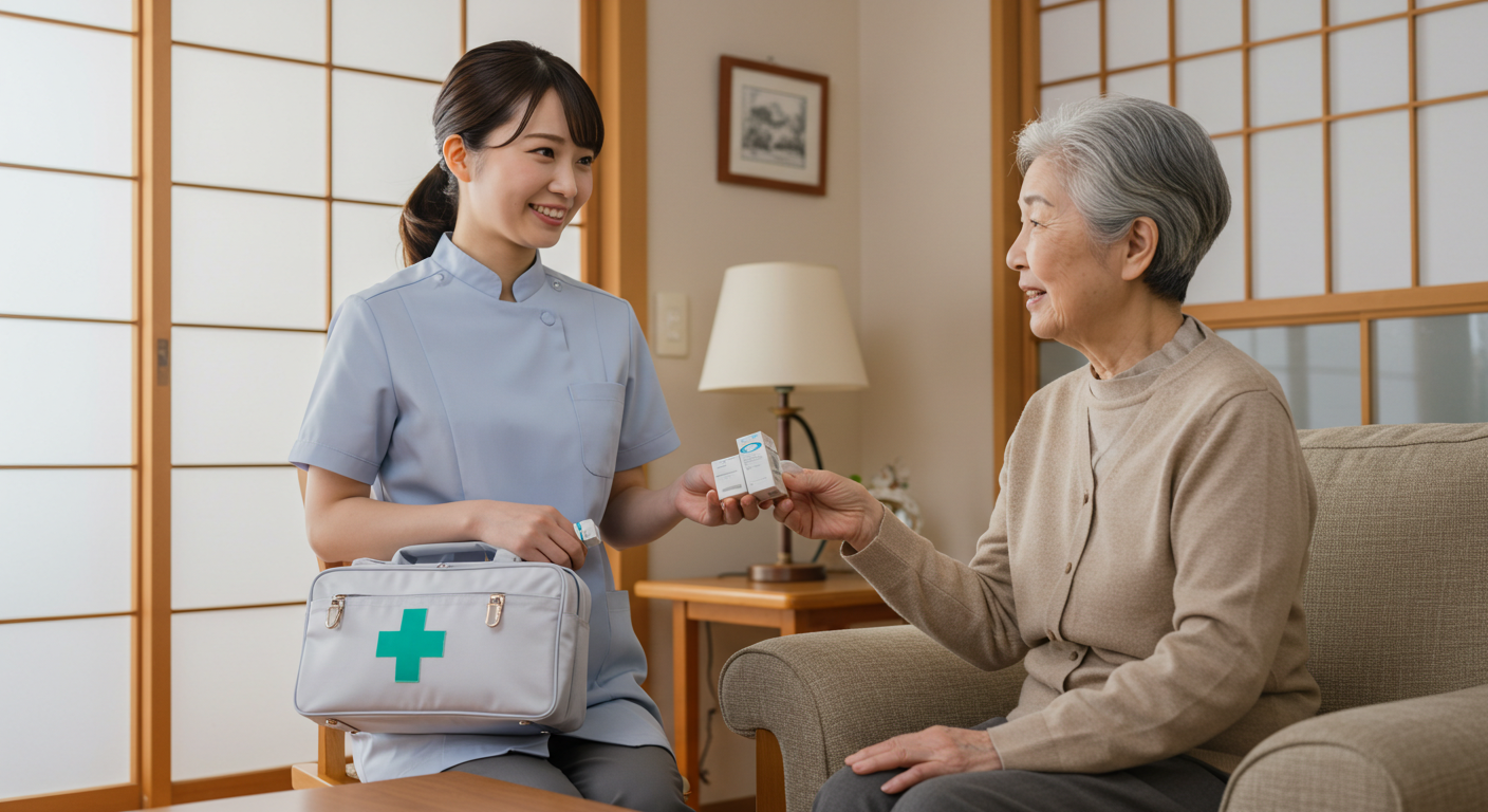 🏠 移動が困難な方へ。薬剤師がご自宅までお届けする「在宅訪問サービス」🚗
