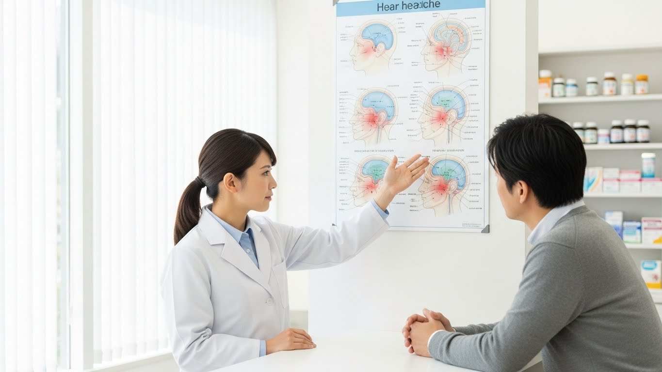 寝起き頭痛と偏頭痛の違いと対策を薬剤師がわかりやすく解説